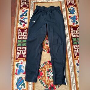 Under Armour Black Track Sweatpants Size M Fitted